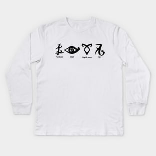 Love runes Kids Long Sleeve T-Shirt